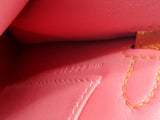 Hermes Mini Kelly Ii Sellier Orange Pink Chevre Mysore Palladium Shoulder Bag Do0225oxzxzde