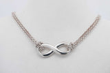 Tiffany & Co. Sterling Silver Infinity Necklace 5.7 Grams 16 Inch Eb0626lxzsa