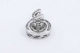 0.65ctw Diamond Pendant In 10k White Gold 3.5 Grams Eb0725sxdu