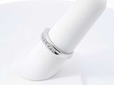 0.42 Cttw Diamond & 14k White Gold Wedding Band 3.2 Grams Size 7 Fw0326orxdu