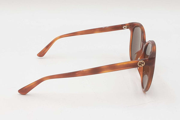 Gucci Orange/brown Acetate Round Sunglasses Sd0525du