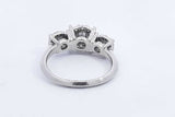 Approx. 1.1ctw Diamond Ring In Platinum 7.5 Grams Size 7 Eb1124iorsa