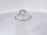 1.80 Cttw Diamond 18k White Gold Ring 2.9 Grams Size 6.5 Aa0825wzxzsa