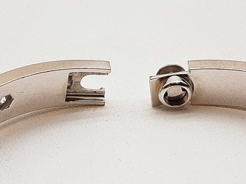 Cartier Love Bangle Diamonds 18k White Gold 27.9g Bracelet Size 15 Do1024crxzde