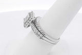 1.70cttw Diamond Ring In 14k White Gold Ring 8.5 Grams Size 7 Eb0925irzsa