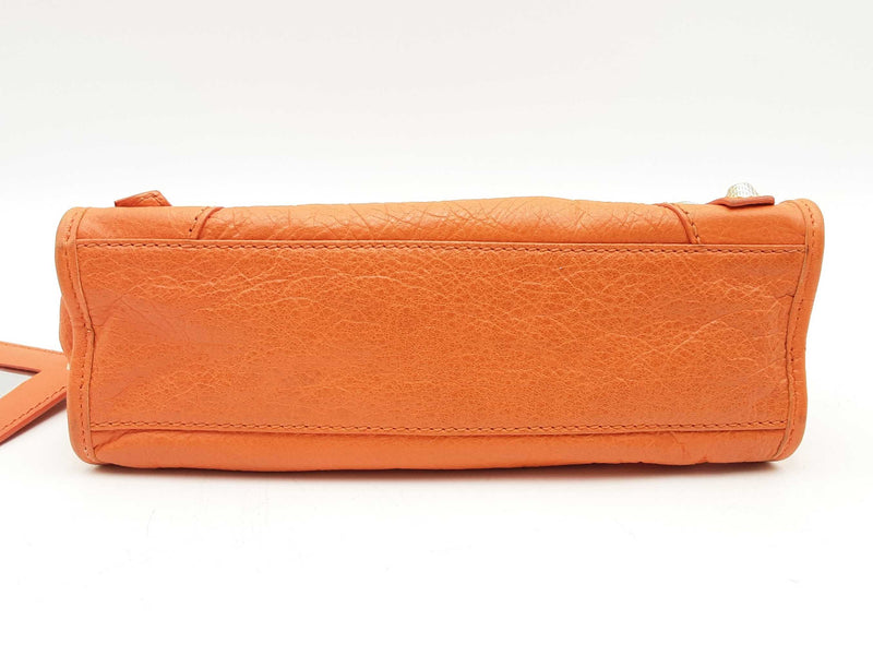 Balenciaga Tangerine Agneau Mini City Handbag Sd0925wzxsa