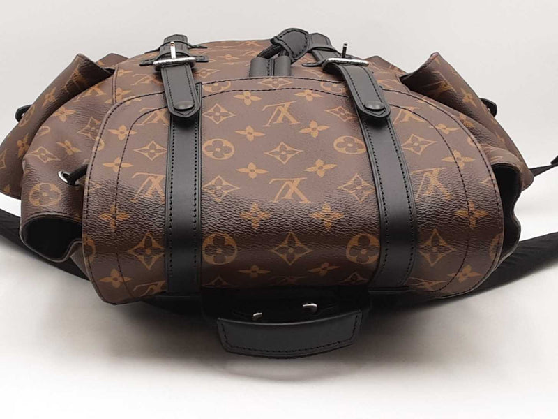 Louis Vuitton Christopher Mm Brown Backpack Aa0925loxzsa