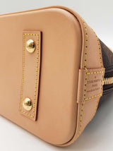 Louis Vuitton Alma Brown Monogram Crossbody Bag Do0525cxzde