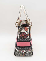 Christian Dior Floral Medium Lady D-lite Bag Sd0925lrzxsa