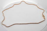 7.92cttw Diamond Tennis Necklace 14k Yellow Gold 23 Grams 22.5 Inch Eb0726olrxsa