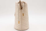 Gucci Marmont Quilted Chevron Crossbody Bucket Bag Eb0326orxsa