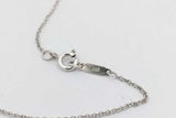 Tiffany & Co. 925 T & Co. Letter Logo Drop Pendant Necklace 16.5 In Eb0626lrxsa