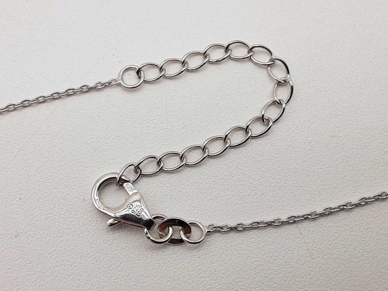 0.45 Cttw Lab Grown Diamonds 0.925 Silver 3.4g Sideways Cross Necklace 20 In Do0725ride