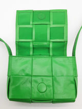 Bottega Veneta Candy Cassette Green Leather Crossbody Bag Do0425pxzde
