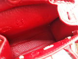 Red Building Mini Bag Charm Do0725ede