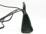 Telfar Mini Faux Green Leather Shopping Tote Bag Eb0526wrde