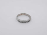 .21ctw 14k White Gold 2.7 Grams Ring Size 7.5 Sd0625lwzsa