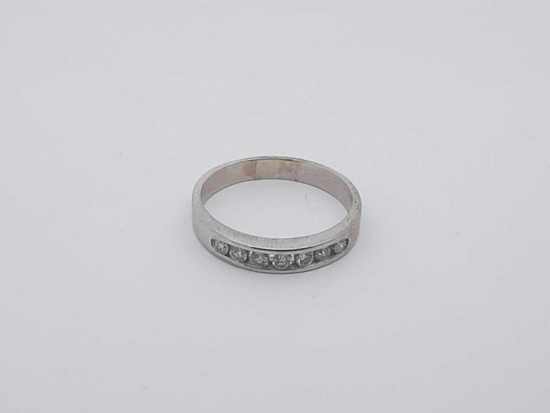 .21ctw 14k White Gold 2.7 Grams Ring Size 7.5 Sd0625lwzsa