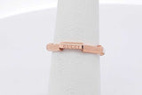 Gucci 18k Rose Gold Link To Love Mirrored Ring 3 Grams Gucci Size 11 Eb0326orxsa