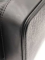Mcm Brandenburg Visetos Logo Embossed Black Leather Backpack Fw0525wrxdu