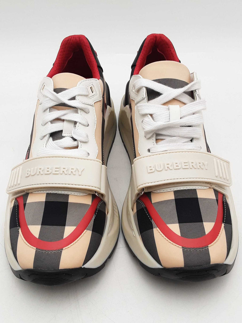 Burberry Low Top Ramsey Check Sneakers Size 40 Eb0425lxzsa