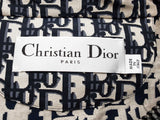 Christian Dior Oblique Anarok Blue Creme Hooded Poncho Jacket Sm Do0325loxzsa
