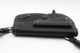 Christian Dior Black Leather Saddle Bag Eb0426erxsa