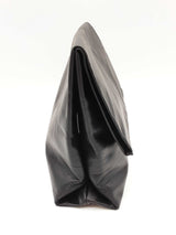 The Row Glove Black Nubuck Leather Clutch Sd0925lcrde
