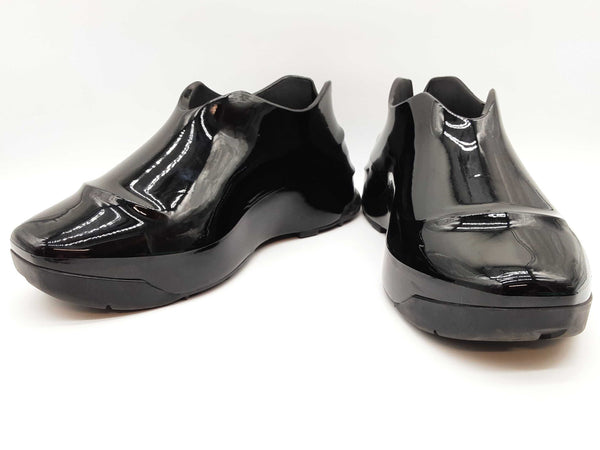 Givenchy Shiny Monumental Mallow Black Rubber Shoes Size Eu 46 Do0325pxzde