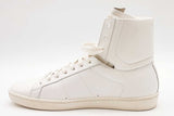 Saint Laurent Paris White Leather Sl/01h High Top Sneakers Size 40 Eb0925lwxde