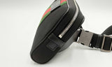 Gucci Techno Web Stripe Black Canvas Belt Bag Eb0524wrxdu