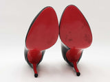 Christian Louboutin Wawy Dolly 100 Patent Black Size 38 Aa0826lorsa