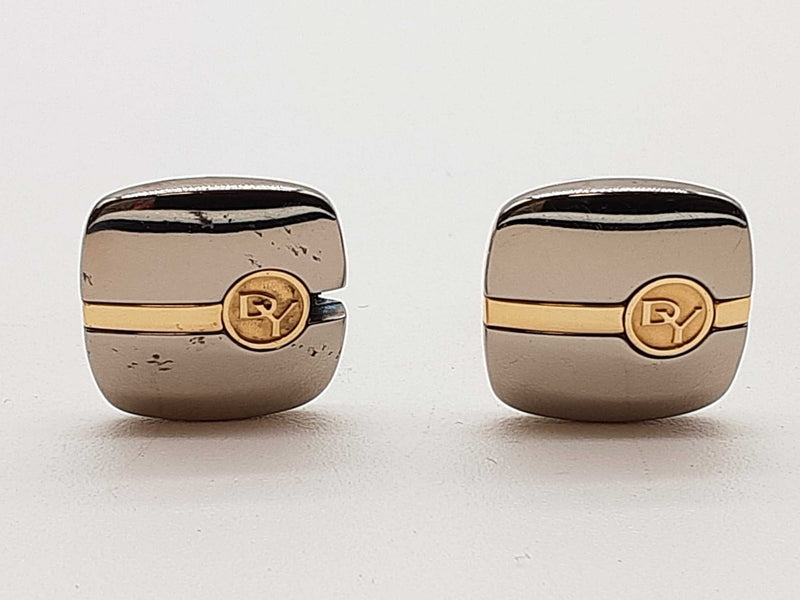 David Yurman Stunning Estate Titanium Cuff Links Do0825oxzde