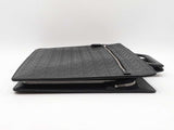 Salvatore Ferragamo Gancini Embossed Black Leather Laptop Briefcase Fw0825rxzdu