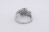 0.66cttw Diamond Ring In 14k White Gold 4.5 Grams Size 7 Eb0726rxzsa