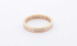 Cartier Vendome Louis 18k Tri Color Wedding Band Size 54 Eboxzdu 144030003676