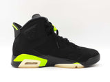 Nike Air Jordan 6 Retro "Electric Green" & Black Sneakers Size 12 Fw0926crdu
