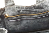 Prada Canapa Denim Tote Bag Eb0326ocrdu