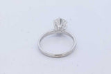 0.9ctw Diamond Ring In 14k White Gold 2.2 Grams Size 4.25 Eb1026llxzde
