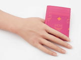 Mcm Color Splash Logo Card Case In Visetos Monogram Coated Canvas Fw0526wzdu