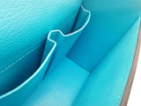 Hermes Cinhetic Bleu Du Nord Blue Chevre Mysore Gold Shoulder Bag Do0226wrxzde