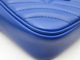 Louis Vuitton New Wave Heart Quilted Blue Leather Bag Eb0826llxzsa