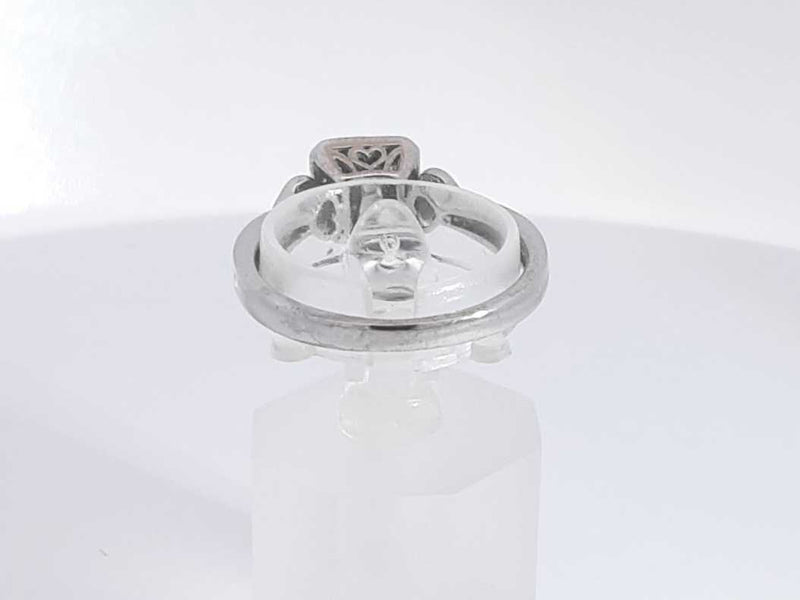 0.38 Cttw Diamond 14k White Gold Ring 3.2 Grams Size 7 Aa0625lizsa
