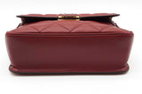 Gucci Deco Burgundy Leather Shoulder Bag Eb0626cxzde