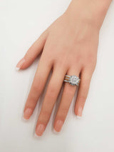 2.0 Cttw Diamond & 10k Yellow Gold Double Halo Ring 7.1 Grams Size 6.5 Fw0826irxdu