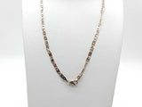 10k Tricolor Gold 6.7 Grams Gucci Design Chain 17 Inch Mk1025oormia