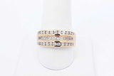 1.31ctw Diamond Ring In 14k Yellow Gold 5.7 Grams Size 9 Eb1125wxzdu