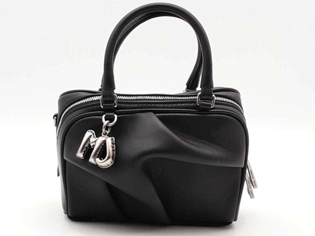 Marc Jacobs Small Wave Leather Top Black Handbag Aa0726lzxsa – Max