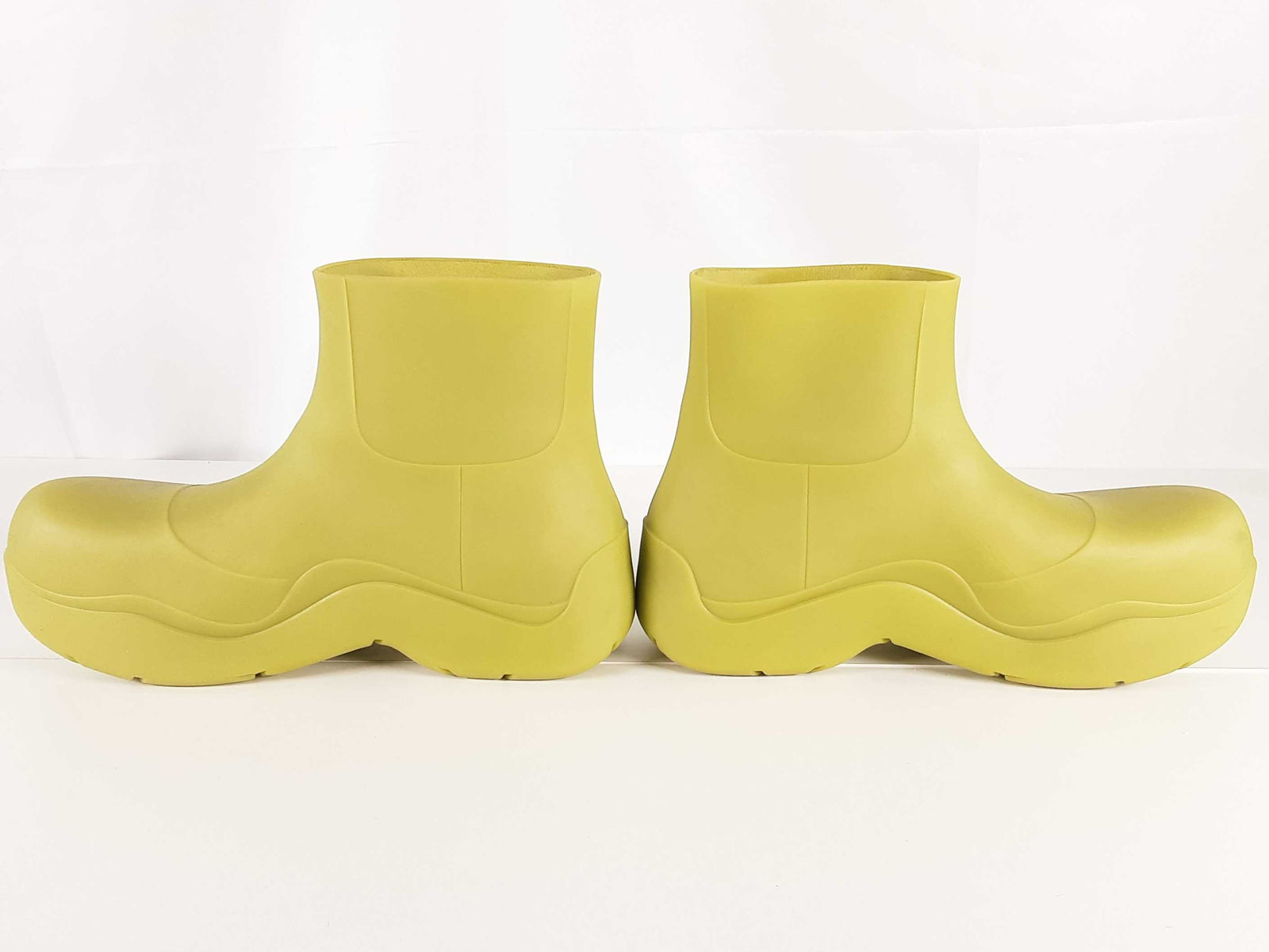 Bottega Veneta Kiwi Green Rubber Puddle Boots Size 44eu