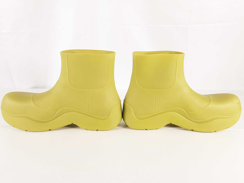 Bottega Veneta Kiwi Green Rubber Puddle Boots Size 44eu